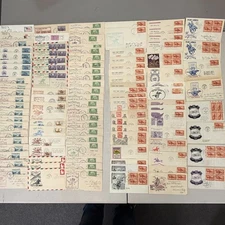 VTG USPS First Day Covers w/ Stamp Collection - 100 Pieces - 1940s-1950s