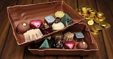 Youlden's of Yorkshire Milk Chocolate Treasure Chest with 8 Gourmet Truffles