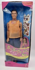 Ken Doll Barbie Butterfly Art Tattoo Mattel 1998 Boxed Sealed Vtg