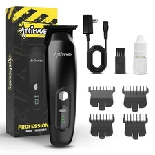 Professional Hair Clippers Kit for Men Electric Hair Trimmer Barber Clippers