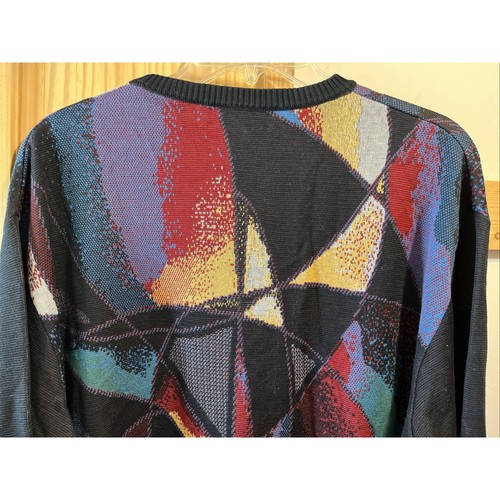 St Croix Shop Men's Cotton Blend Multicolor Knits Sweater Made in USA Size L - Picture 10 of 12