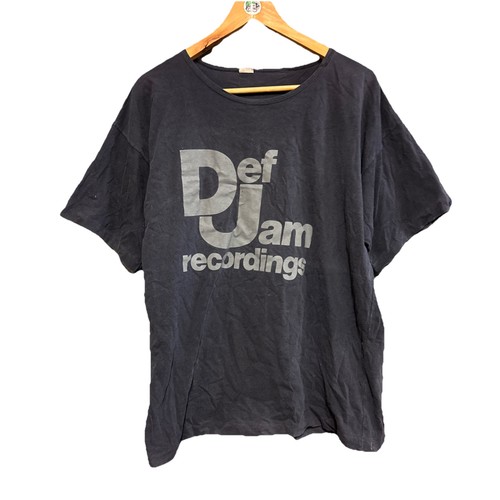 Def Jam Recordings Hip Hop Records Music Vintage T-Shirt Size Large 1980’s