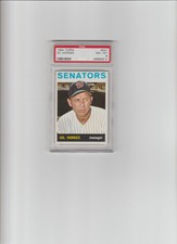 1964  Topps  Gil Hodges HOF # 547  Hi Series  PSA 8 NM-MT     Nicely centered NQ