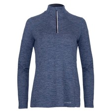Hot Chillys Clima-Tek Zip-T Nightfall Heather Small -Open Box
