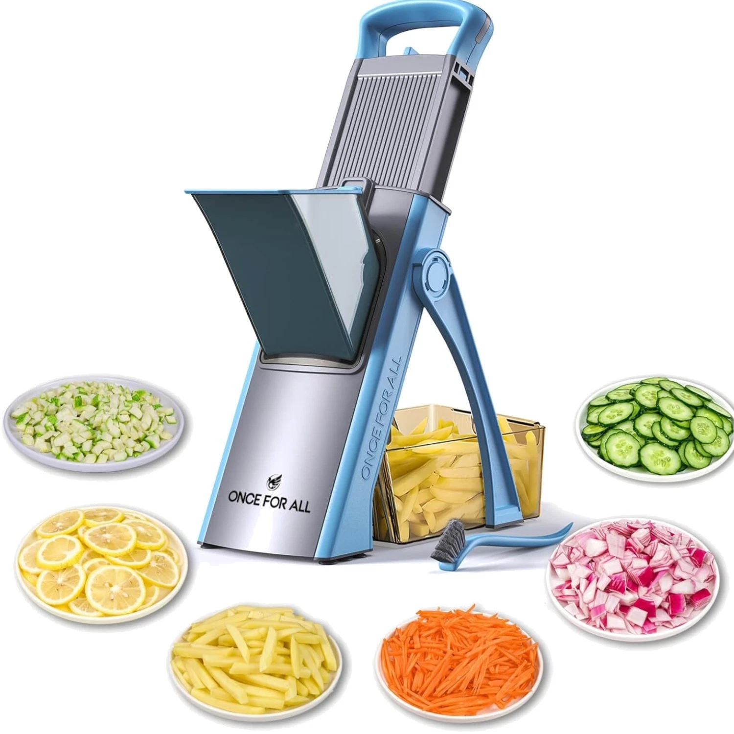 Upgrade Safe Mandoline Slicer Plus, Biger Size, Adjustable Vegetable Food Cho...