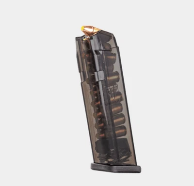ELITE TACTICAL SYSTEMS ETS Carbon Smoke 10rd 9mm mag Fits the Glock 17, 18, 19, 19x, 26, 34, 45 and 49