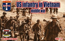 Orion Models 1/72 US INFANTRY IN VIETNAM MIDDLE WAR Figure Set