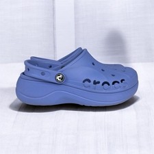 Crocs Baya Platform Clog Purplish Blue SZ 6