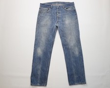 Vintage 80s Levis 501xx Mens 36x30 Distressed Button Fly Original Fit Jeans USA