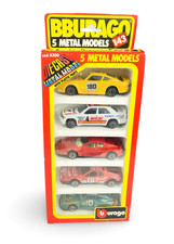 Bburago 5 Metal Models 5-Pack Porsche Lamborghini  Mercedes - 1/43 Diecast