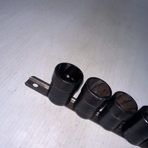 Blue Point 5pc 1/2" Drive Shallow Turbo / Twist Socket Set 3/4-1" 19mm - Picture 2 of 6