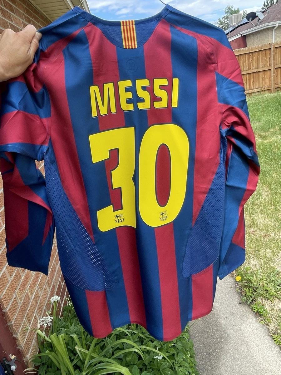 messi barcelona jersey long sleeve products for sale | eBay