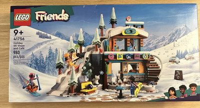 LEGO Friends Holiday Ski Slope & Café 41756, 980 Pieces, damaged box