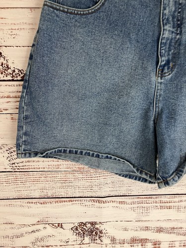 Vintage Zana Di Denim Shorts 18 34" High Waisted Medium Wash Y2K - Picture 4 of 13