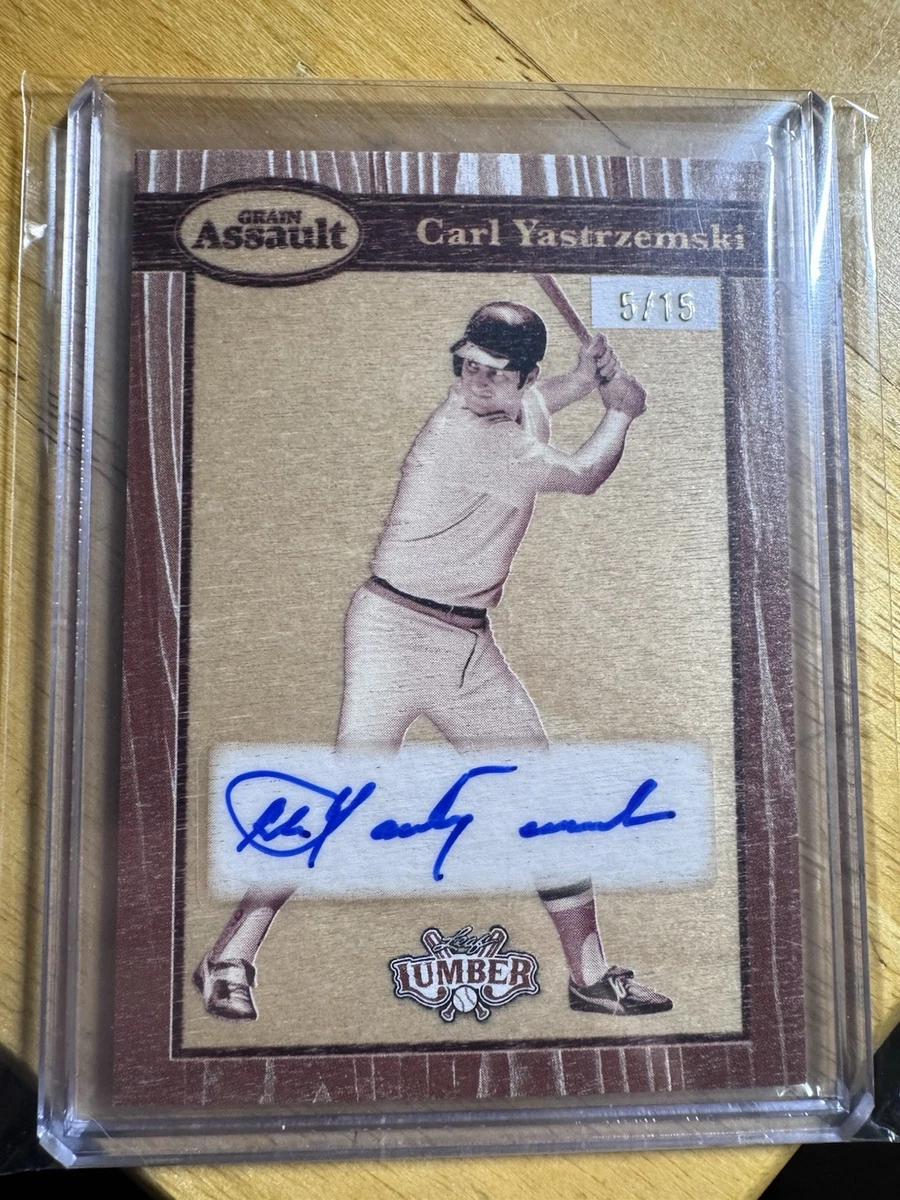 Carl Yastrzemski Autographed Baseball Cards for sale | eBay