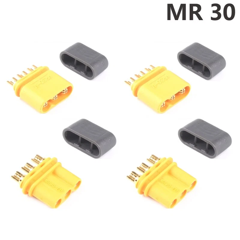 3 Paia Connettori Mini Tamiya Compatibili Lipo – 20cm, 16AWG, Vuniversum