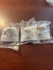 LOT OF 3 Top Knobs TK321HB Reeded 1-1/2 Mushr...