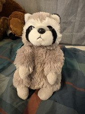 Wild Republic Mini Raccoon 8" Plush Stuffed Animal Soft Toy