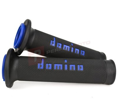 Domino A010 Rennradgriffe Full Diamond schwarz & blau passend für MV Agusta Bikes