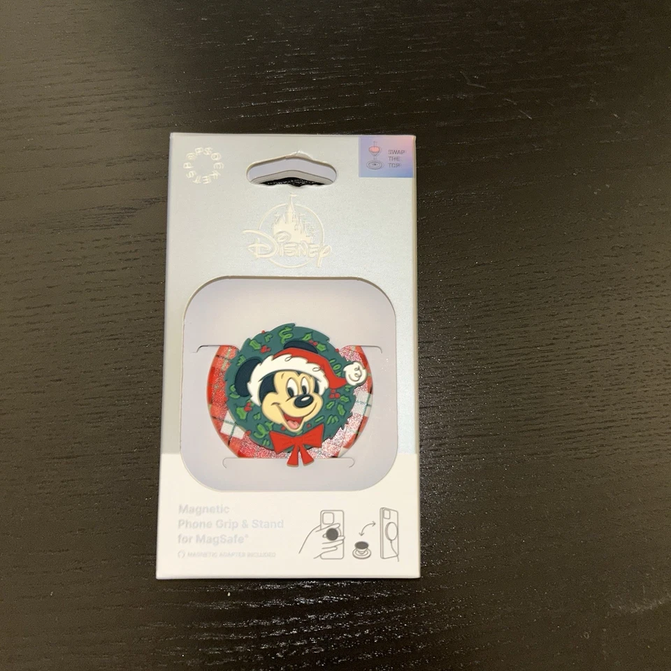 Disney Parks 2025 Popsockets Mickey con Sombrero de Santa Navidad Nuevo con Etiquetas Foto 3 de 4