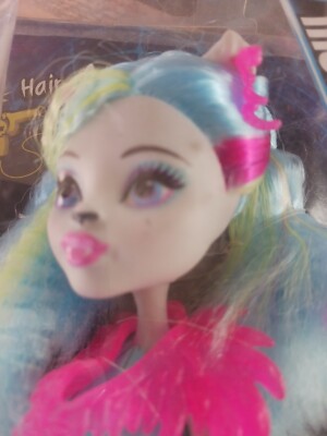 Monster High Electrified Hair Raising Ghouls Silvi Timberwolf Doll NIB