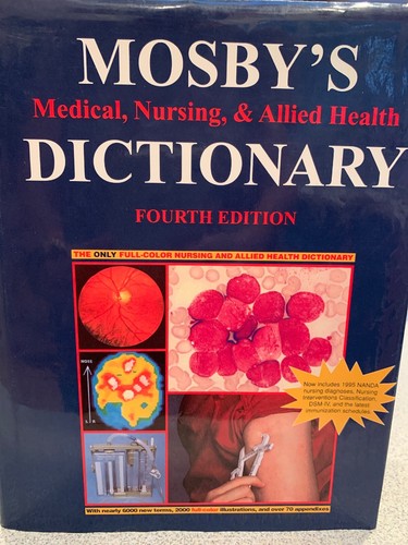 Mosby's Medical Nursing & Allied Health Dictionary 4th Ed Full Color Anderson Ed - Imagen 1 de 6