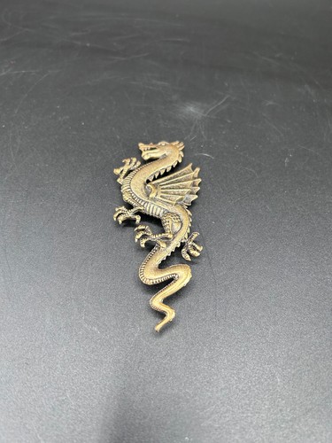 Vintage Mythical Flying Dragon Pin Brooch