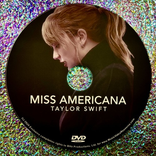 Taylor Swift Miss Americana DVD 2020 Documentary 1 Hr 25 Mins FOLKLORE RED