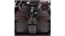 Car Floor Mats for 2Doors BMW 4-Series 2021-2024, Luxury Leather Full Coverage