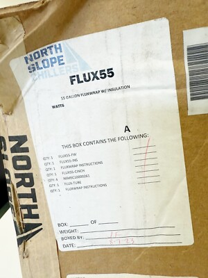 #ad #ad North Slope Chillers Flux 55 Gallon Drum Jacket w nsulation Wrap New open box $599.00