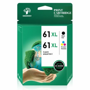 2 Pack 61XL 61 XL Ink Cartridge For HP ENVY 4500 4501 4502 4504 5530  5535