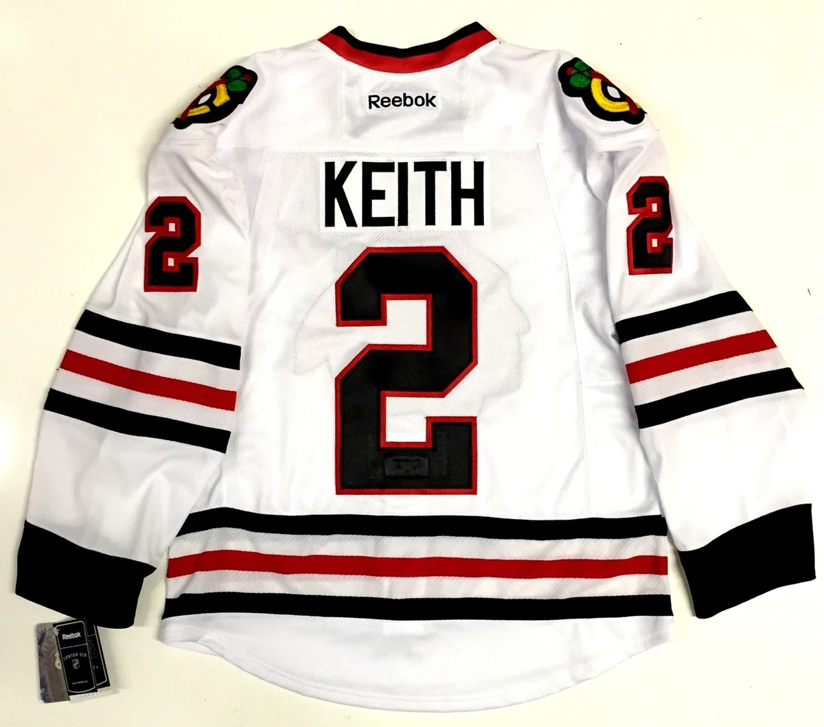 DUNCAN KEITH CHICAGO BLACKHAWKS 2015 STANLEY CUP REEBOK EDGE