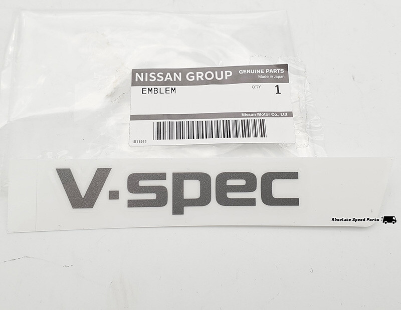 NEW Genuine Nissan Skyline GTR R33 V-Spec Emblem Badge Trunk Decal
