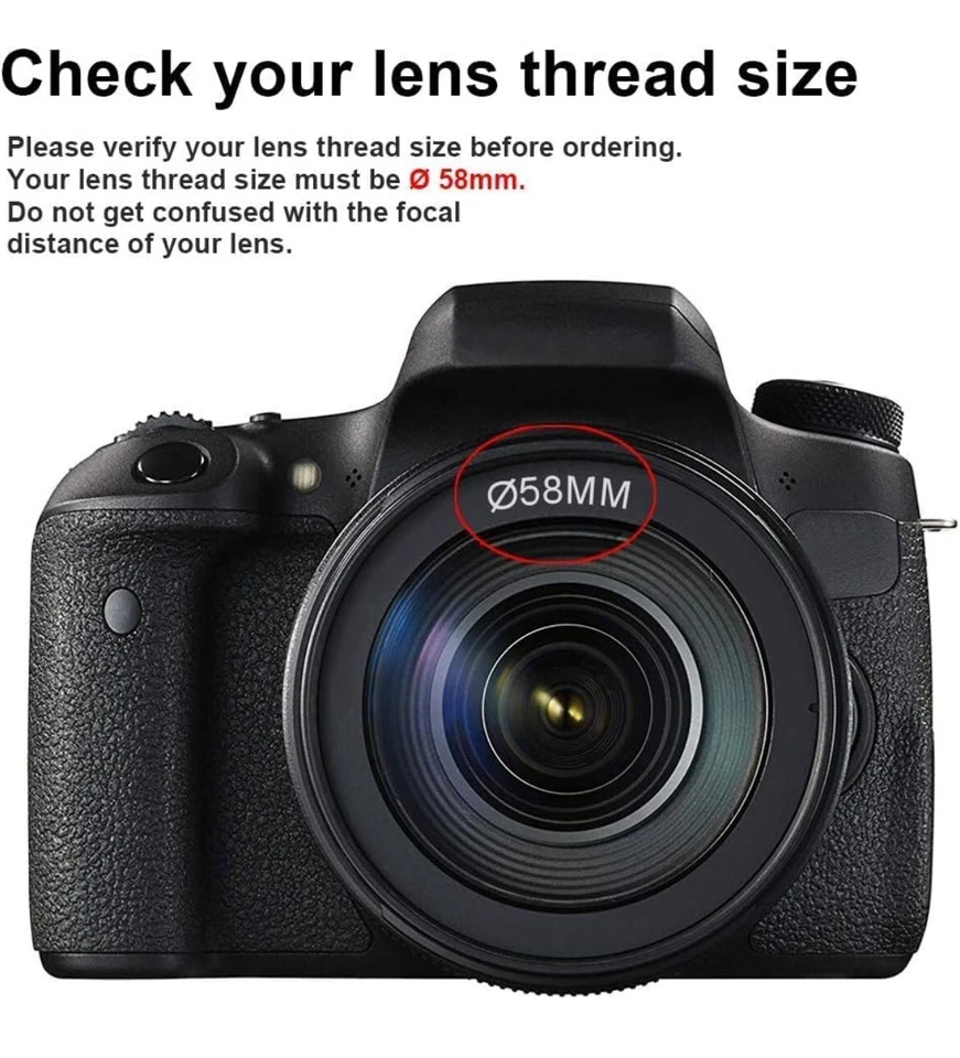 OPTEKA AF Telephoto 2.2x HD 58mm Filter Mount LENS ENHANCEMENT - NEW IN BOX - Image 3 of 4