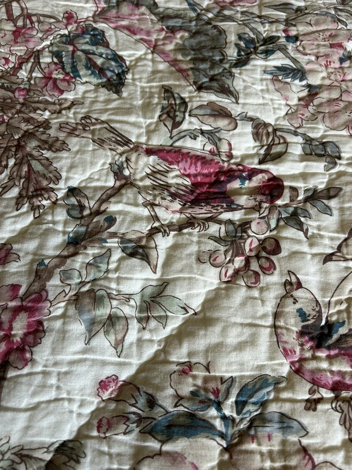 Cobertor Acolchado French Country Floral Palampore Bird Nobel Excellence Macys Kg Foto 4 de 4