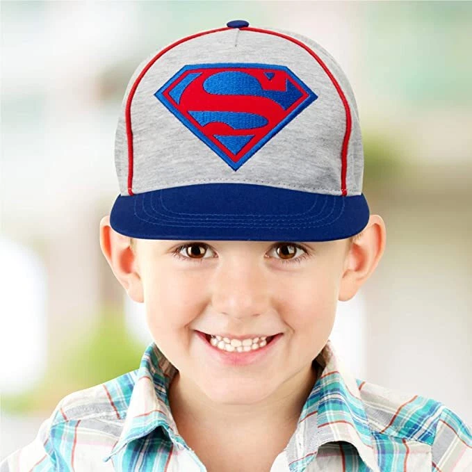 Gorra de béisbol DC Comics Superman para niños pequeños de 4 a 7 años Foto 2 de 4