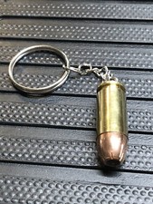 .40 Cal Bullet Hollow Point Keychain Key Chain Unique Gift