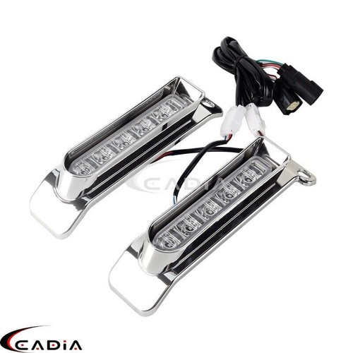 Alforja Relleno Inserto Soporte Luces LED Para Harley Road King Electra Glide - Imagen 5 de 11