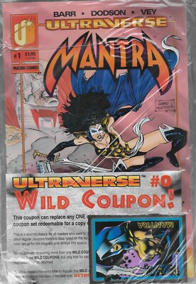 Mantra (Vol.1) No.1 / 1993 Bagged with Trading Card Mike W. Barr & Terry Dodson