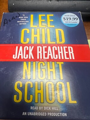 Lee Child Night School 11 CD unabridged audiobook.  Jack Reacher #22