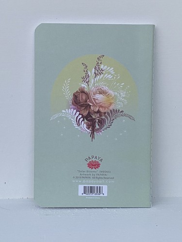 Papaya~SOLAR BLOOM MINI BOOK~3.5x5.5 Inch~NEW~NWT~Lined Notebook~Purse Size~NWT - Picture 2 of 3