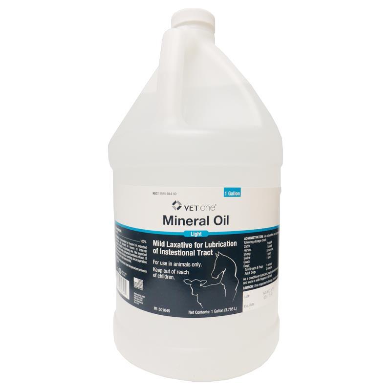 Mineral Oil - Excellent Internal Lubricant and Laxative for Horses & Cattle