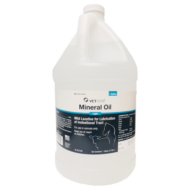 MINERAL OIL GALLON Excellent Internal Lubricant and Laxative Horses