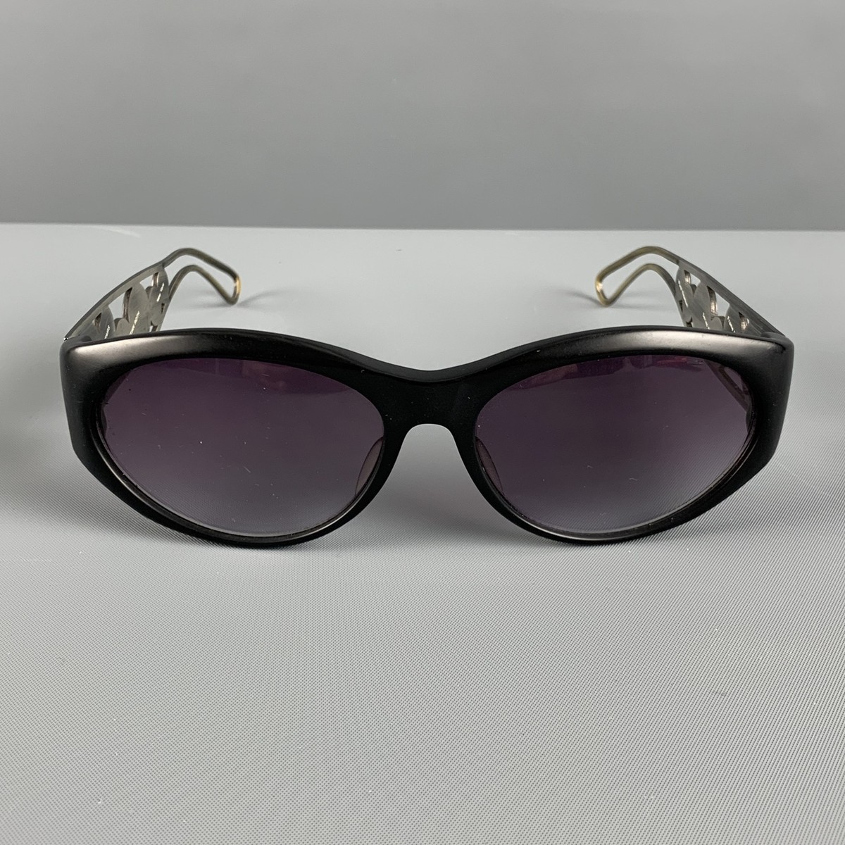 CHRISTIAN ROTH Black Silver Acetate Titanium Optical Affairs