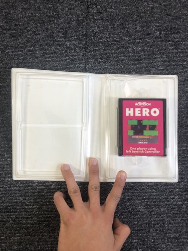 Vintage HERO Atari 2600 Game Activision Original Case Rare PAL - Picture 4 of 7