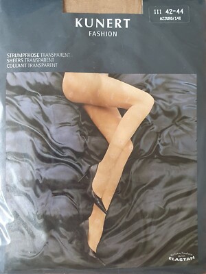 SEXY: KUNERT tights collant fashion, 42-44, azzuro, new & original packaging * HTF