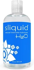 Sliquid H20 Water Based Lube, Natural Lubricant Glycerin Free Personal Lubricant