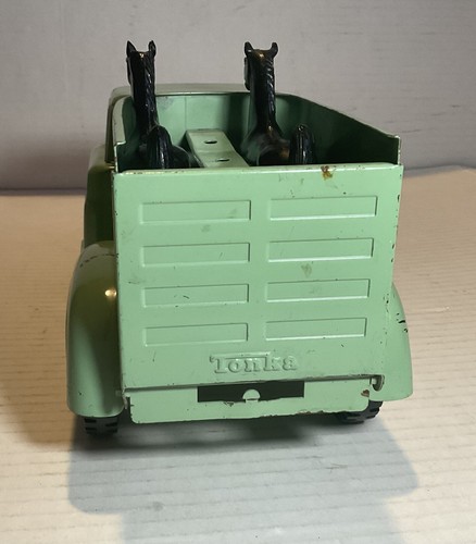Tonka Farms Horse Mint Green Truck, 1965-67 w/Horses #2430 - Picture 10 of 16