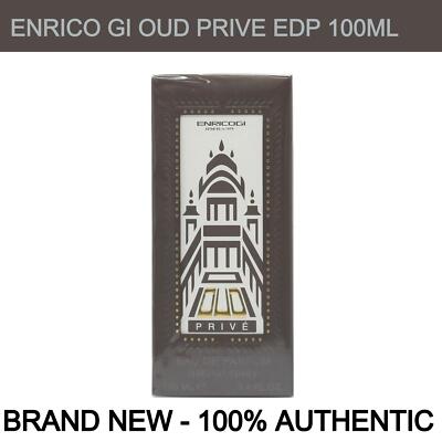 Enrico Gi Oud Prive Eau de Parfum Unisex 100ml/3.4oz Spray Bottle, BRAND NEW!