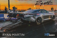 2023 Ryan Martin Signed Street Outlaws Hero Photo Card Hp Tuner Pri Camaro 405
